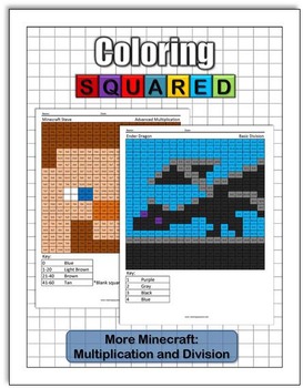 Chicago Bears- Basic Multiplication - Coloring Squared