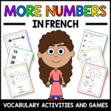 More Numbers Activities and Game in French - Les Numéros e