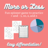 More OR Less Addition and Subtraction Game