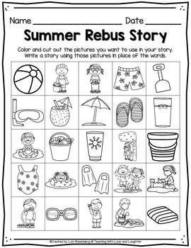 Rebus Stories Part 1 by Teaching With Love and Laughter | TpT