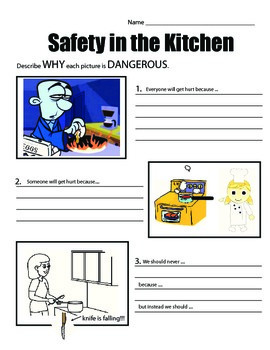 Preview of More Safety in the Kitchen (scenarios)