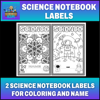 Preview of More Science Notebook Labels: Engaging, Colorable, and Organizational Tool