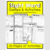 More Sight Word Activities