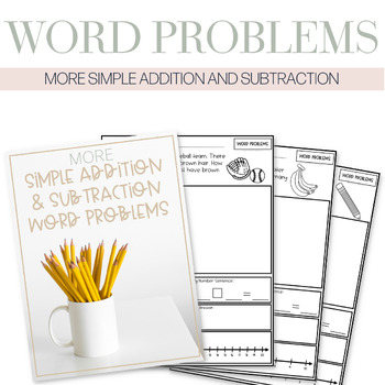 Preview of More Simple Addition and Subtraction Word Problems