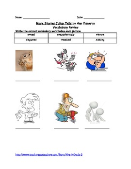 More Stories Julian Tells Activity Guide by Mrs D Grade 3 | TpT