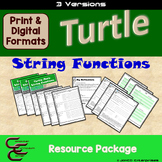 More String Functions in Python Turtle 3 Version Resource Package