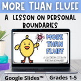 More Than Fluff Classroom Guidance Lesson on Personal Boun