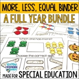 More Than, Less Than, Equal To Adapted Binder for Special 