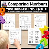 More Than, Less Than, Equal To | Kindergarten Math