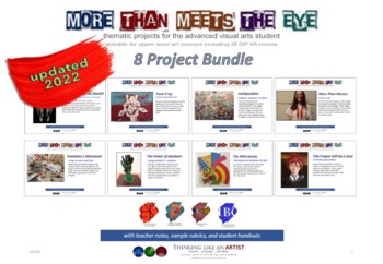 More Than Meets the Eye Bundle - 8 Thematic Art Projects for