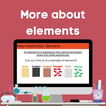 Preview of More about elements (KS3)