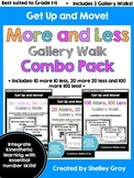 More and Less Around the Room Gallery Walk Bundle