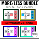 More or Less Digital Math Boom Cards | One More One Less, 