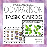 More & Less Comparison Task Cards