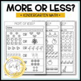 More or Less? Worksheet | Kindergarten Math Practice