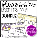More than, Less than, Equal to Flip books Bundle