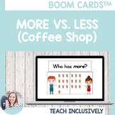 More vs. Less (Coffee Shop) Boom Cards