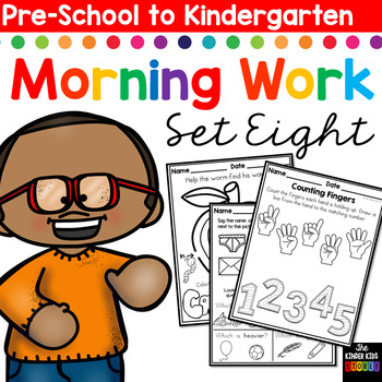 Preview of Morning BOOSTER Work: Preschool to Kindergarten - Set Eight