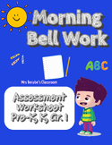 Morning Bell Work for Kindergarten