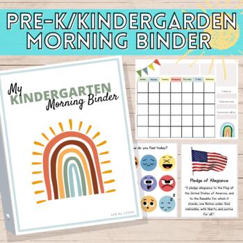 Preview of Morning Busy Binder - Pre-k, Kindergarten, Homeschool