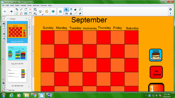 Preview of Morning Calendar (September)