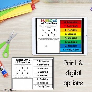 Morning Check In | Daily Emotional Check in with Students Print & Digital