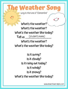 Morning Circle Time Songs and Chants to Start the Day by Teach Learn Style