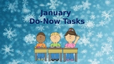 Morning Do Nows for January (Editable)