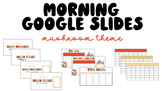 Morning Google Slides - Mushroom Theme - Editable