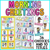 Morning Greeting Choices | Classroom Greeting or Goodbye Signs