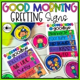Morning Greeting Choices - Classroom Greetings Choices - B