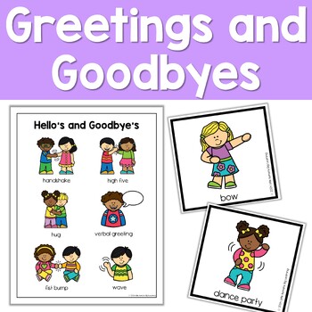 Morning Greeting Choices Posters and Cards by Little Humans Big Learning