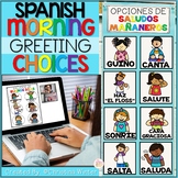 Morning Greeting Choices in SPANISH • Morning Greetings So