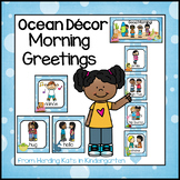 Morning Greeting Choices with Ocean Theme