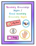 Morning Greeting Signs