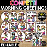 Morning Greeting Signs Classroom Greeting Choices and Hand