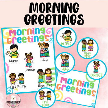 Morning Greetings Classroom Signs | Back to School | Classroom Community