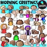Morning Greetings Clip Art Set {Educlips Clipart}
