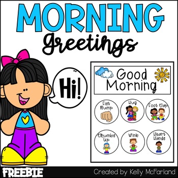 Preview of Morning Greeting Signs - Free