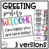 Morning Greetings Posters