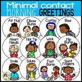 Morning Greetings (Social Distancing) Minimal Contact Posters