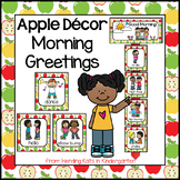 Morning Greeting Choices with Apple Theme
