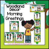 Morning Greeting Choices with Woodland Forest Theme