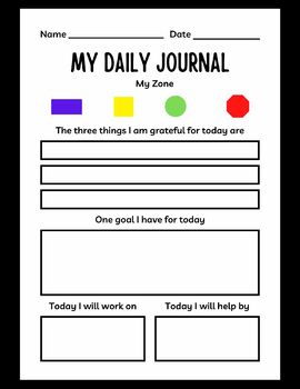 Morning Journal by Creative Cochrane | TPT