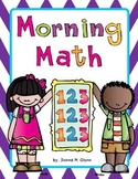 Morning Math Beginning of the Year