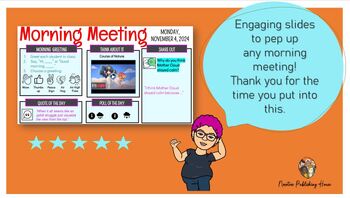 Preview of Morning Meeting # 11 - Staying Positive - SEL