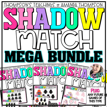 Preview of Morning Meeting Activities - Digital Games - Shadow Match BUNDLE