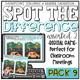 Morning Meeting Activities - Digital Games - Spot the Diff
