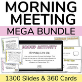 Morning Meeting Activities MEGA BUNDLE | Morning Meeting S