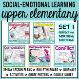 Social Emotional Learning Activities, SEL Morning Meeting Print Google Slides 1